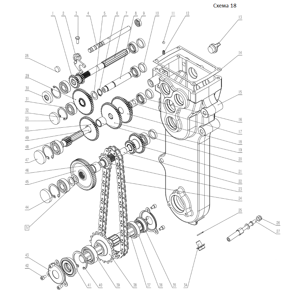 Мотоблок бензиновый с понижающей передачей GT-430