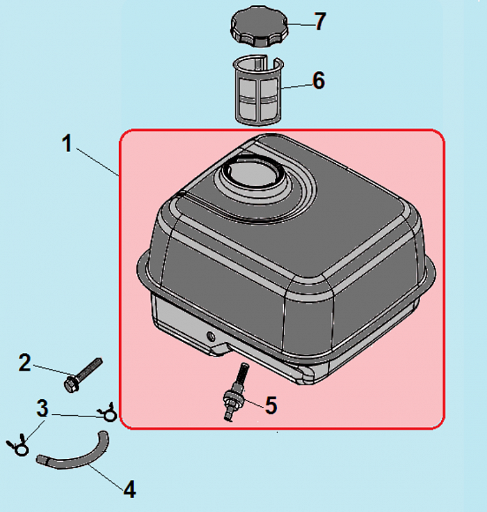 11 БАК МОТОПОМПА CHAMPION GP80